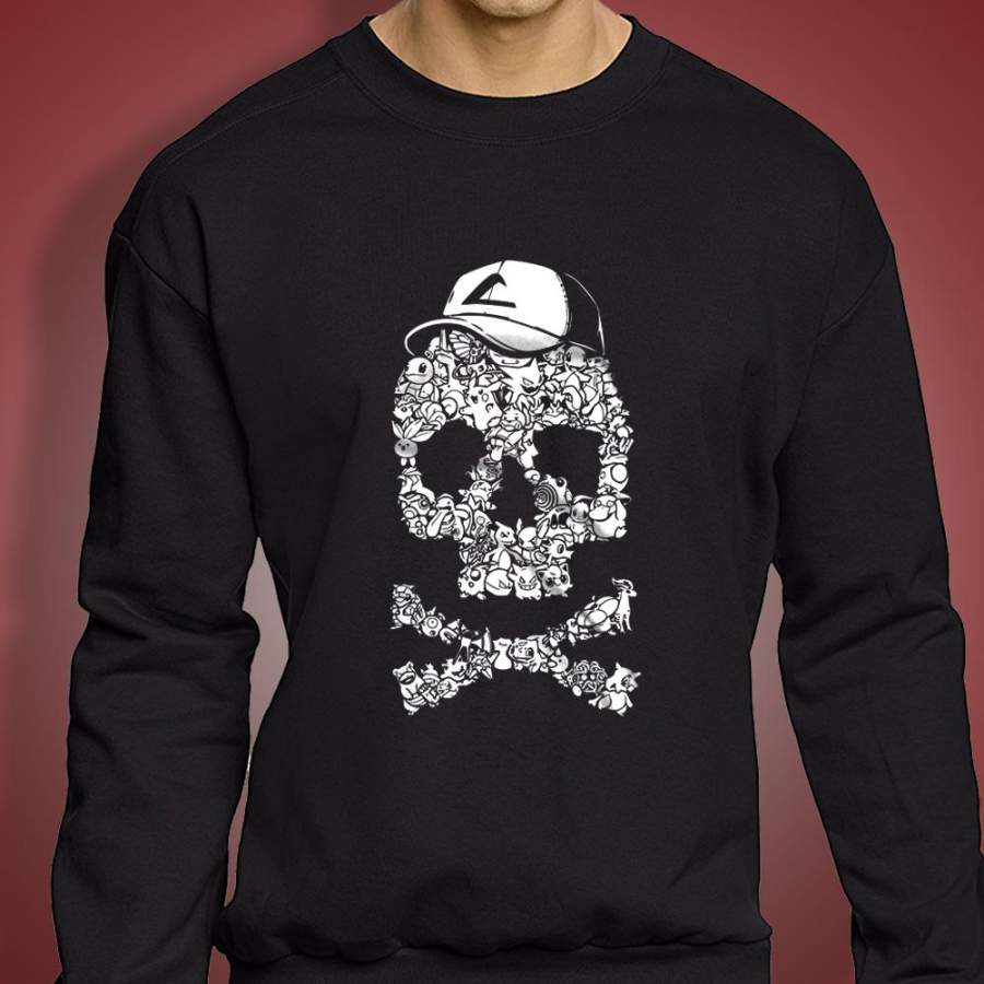 Pokemon Skull Collagew Men’S Sweatshirt