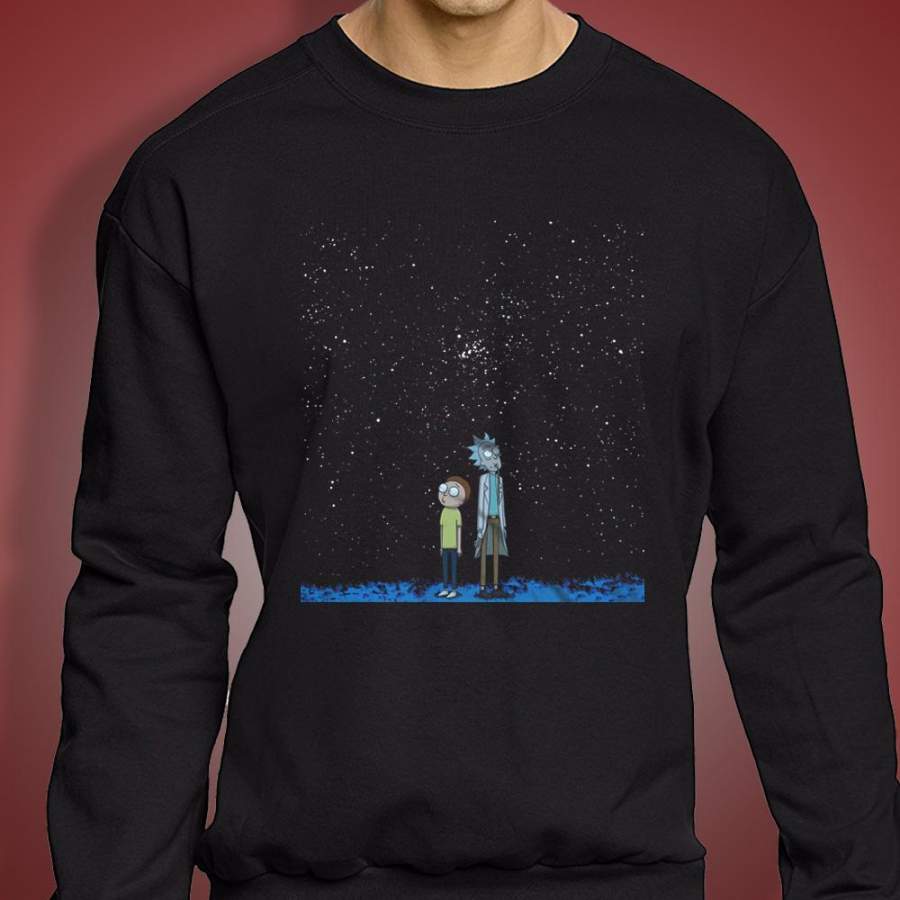 Rick And Morty Starry Night Men’S Sweatshirt