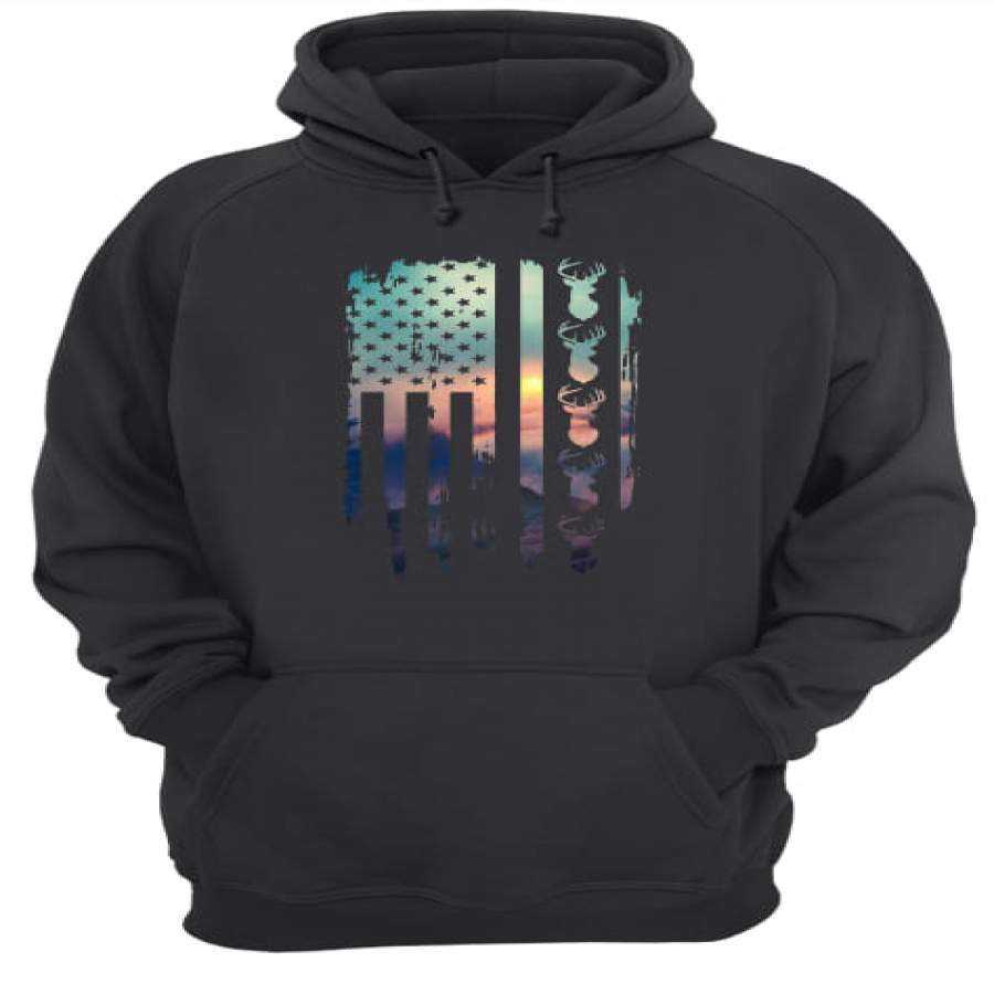 American flag hunting Hoodie