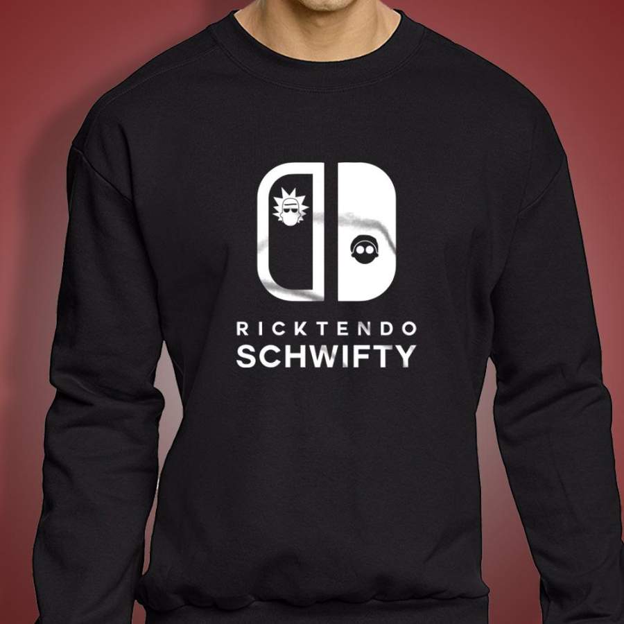 Ricktendo Schwifty Rick And Morty Men’S Sweatshirt