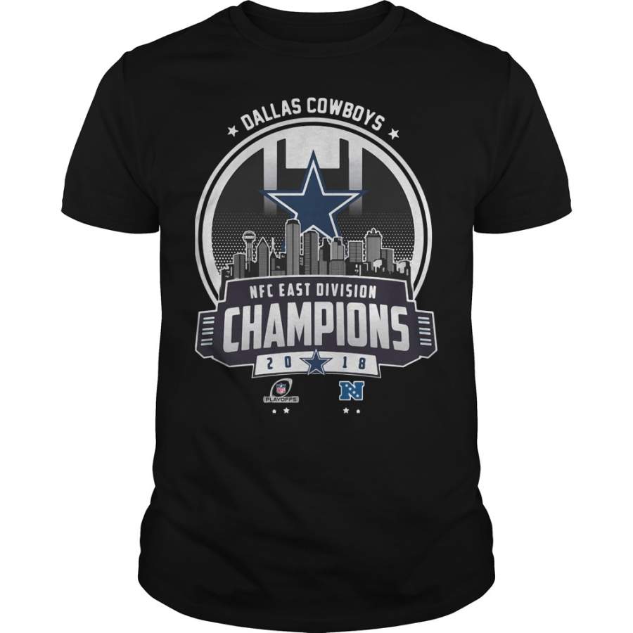 Champions 2018 NFC East Division Dallas Cowboys T-Shirt