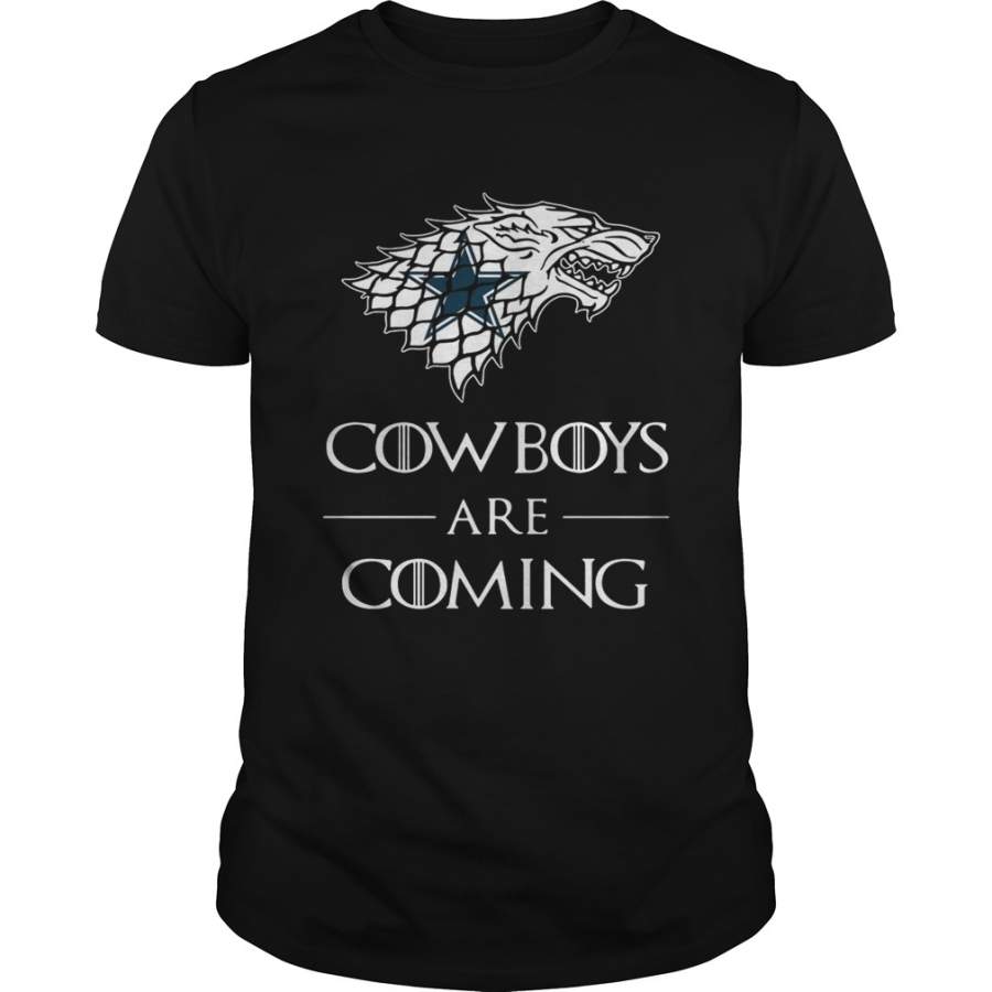 Dallas Cowboys are coming Game of Thrones T-Shirt