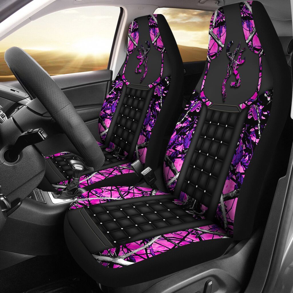 42CNVANML – Deer Hunting Pink Camo Car Seat Covers