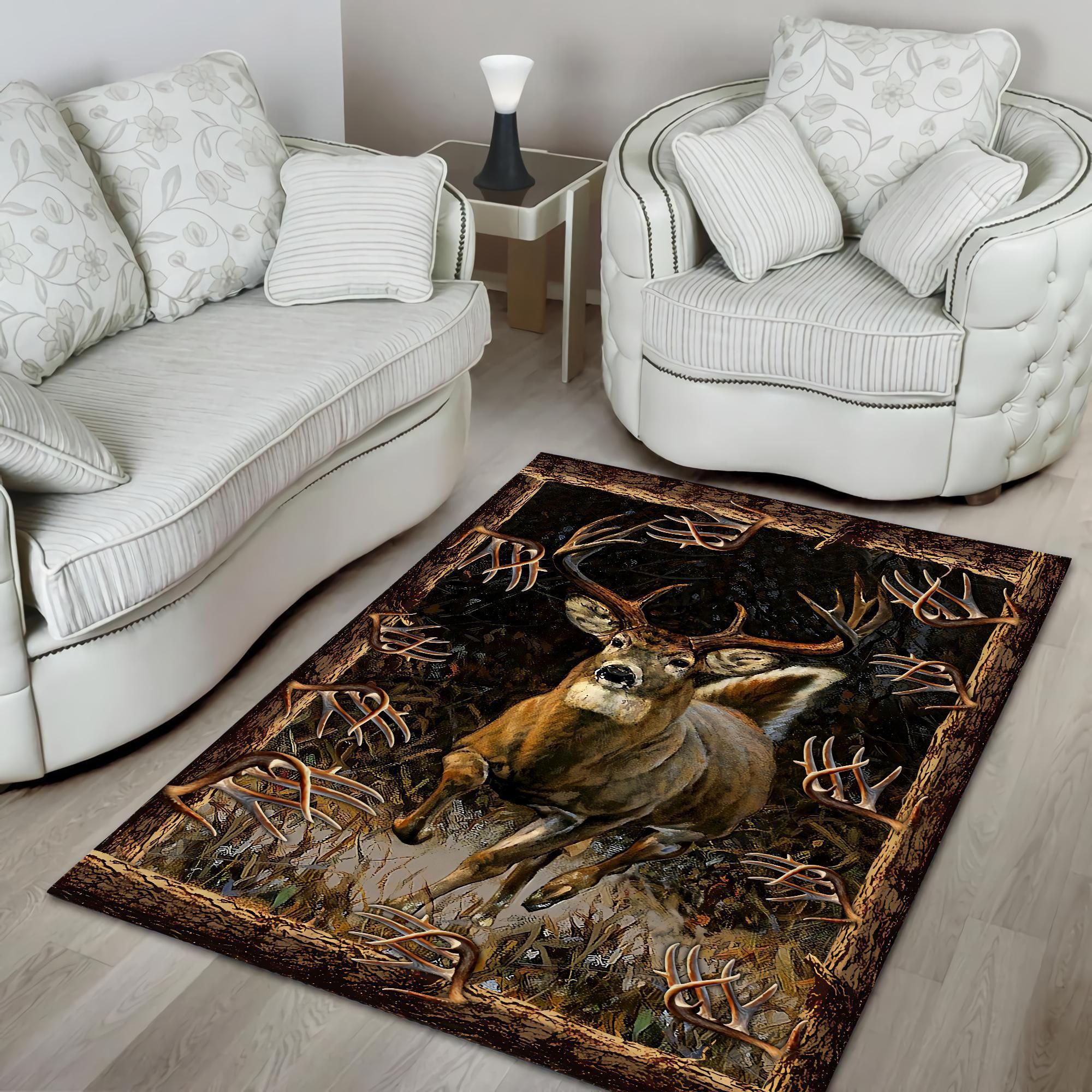 58CNVANML – Deer Hunting 3D Rug