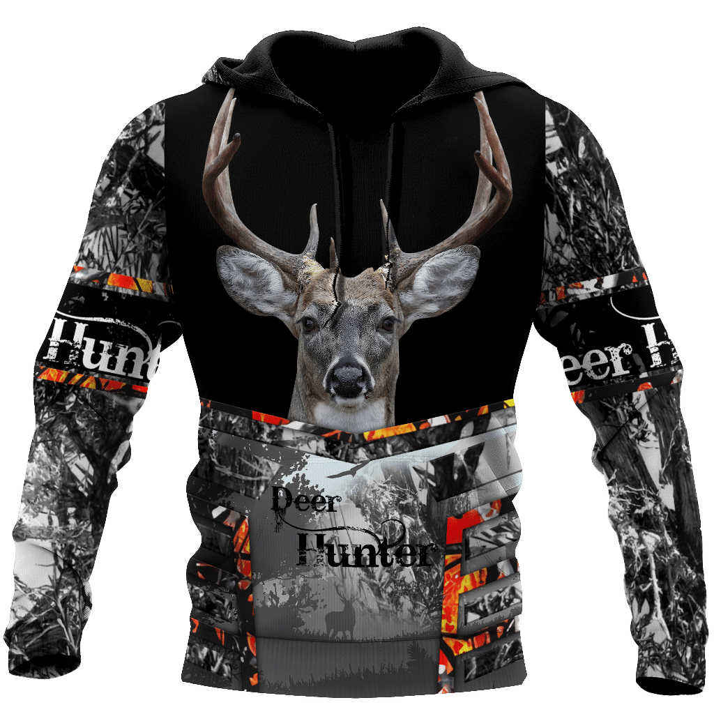 275THHHT-Deer Hunting Hoodie 3D All Over Printed Shirts For Men