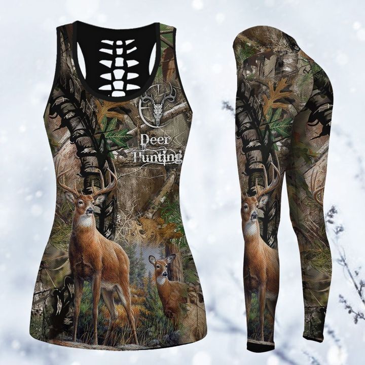 93THHHT-DEER HUNTING COMBO LEGGING TANKTOP