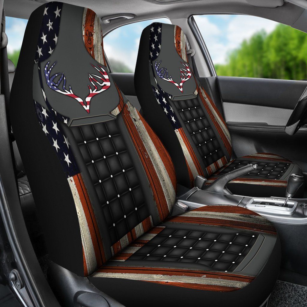 49THHHT-DEER HUNTING CAR SEAT COVERS