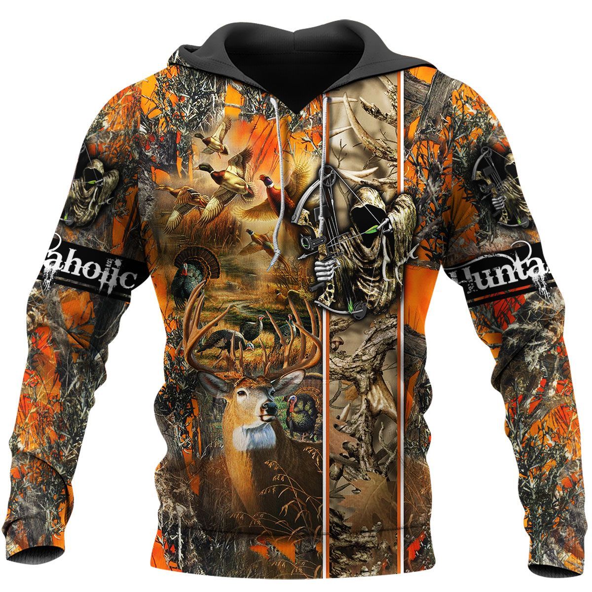 338THHHT-Beautiful Hunting Camo 3D All Over Printed Shirts