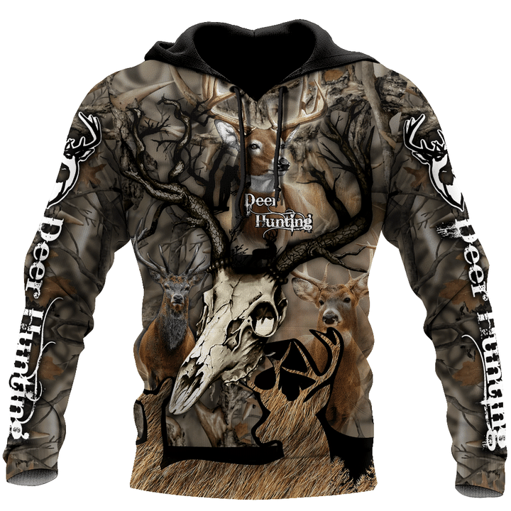 101THHHT-DEER HUNTING CAMO 3D ALL OVER PRINT