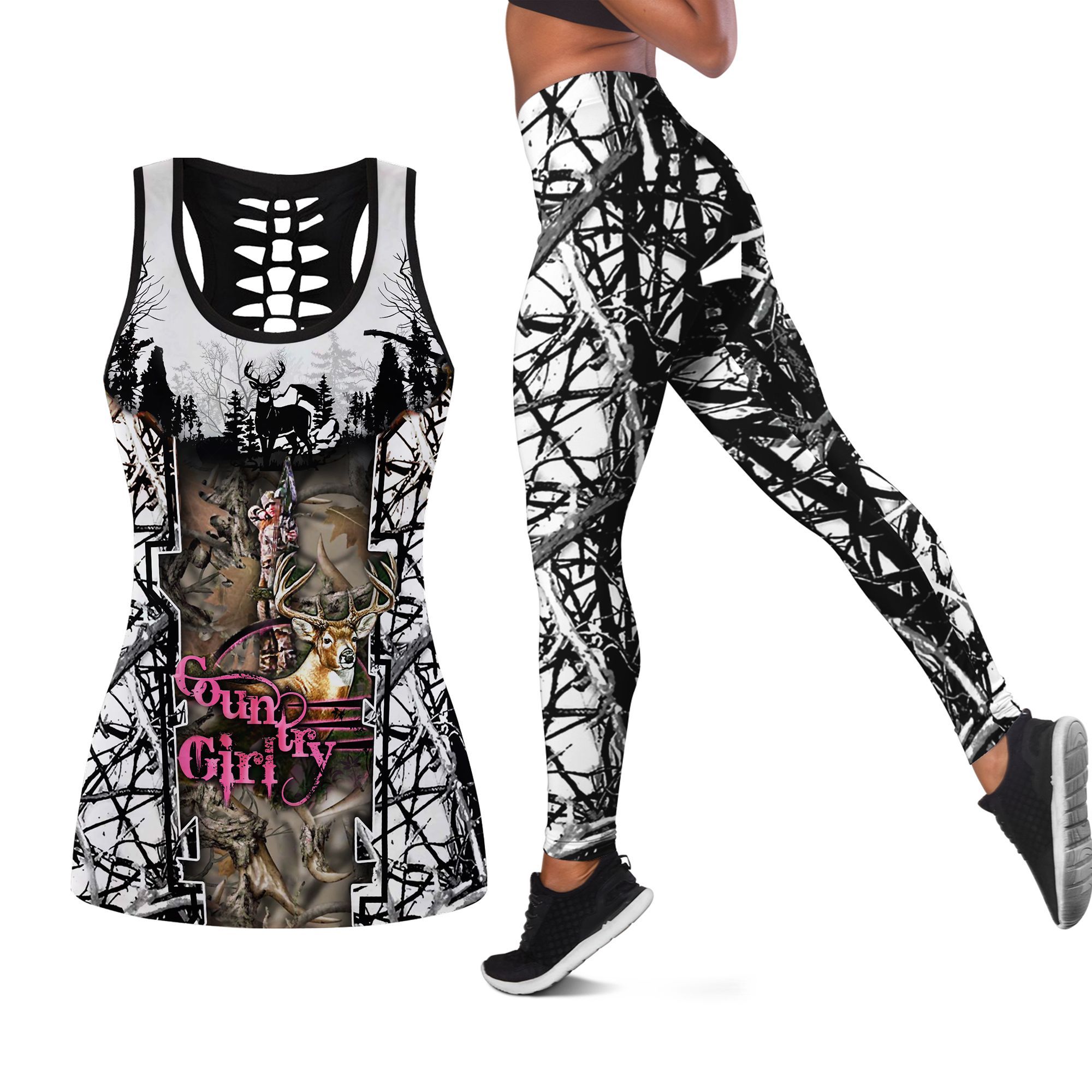 331THHHT-LOVE HUNTING COUNTRY GIRL LEGGING + TANKTOP COMBO