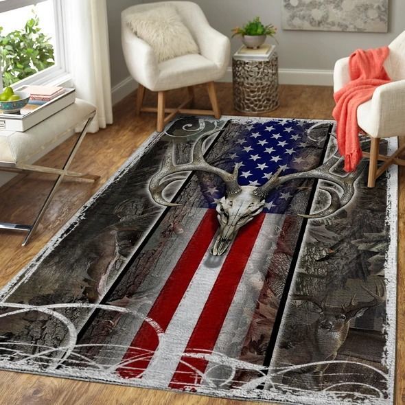 141THHHT-DEER HUNTING RUG