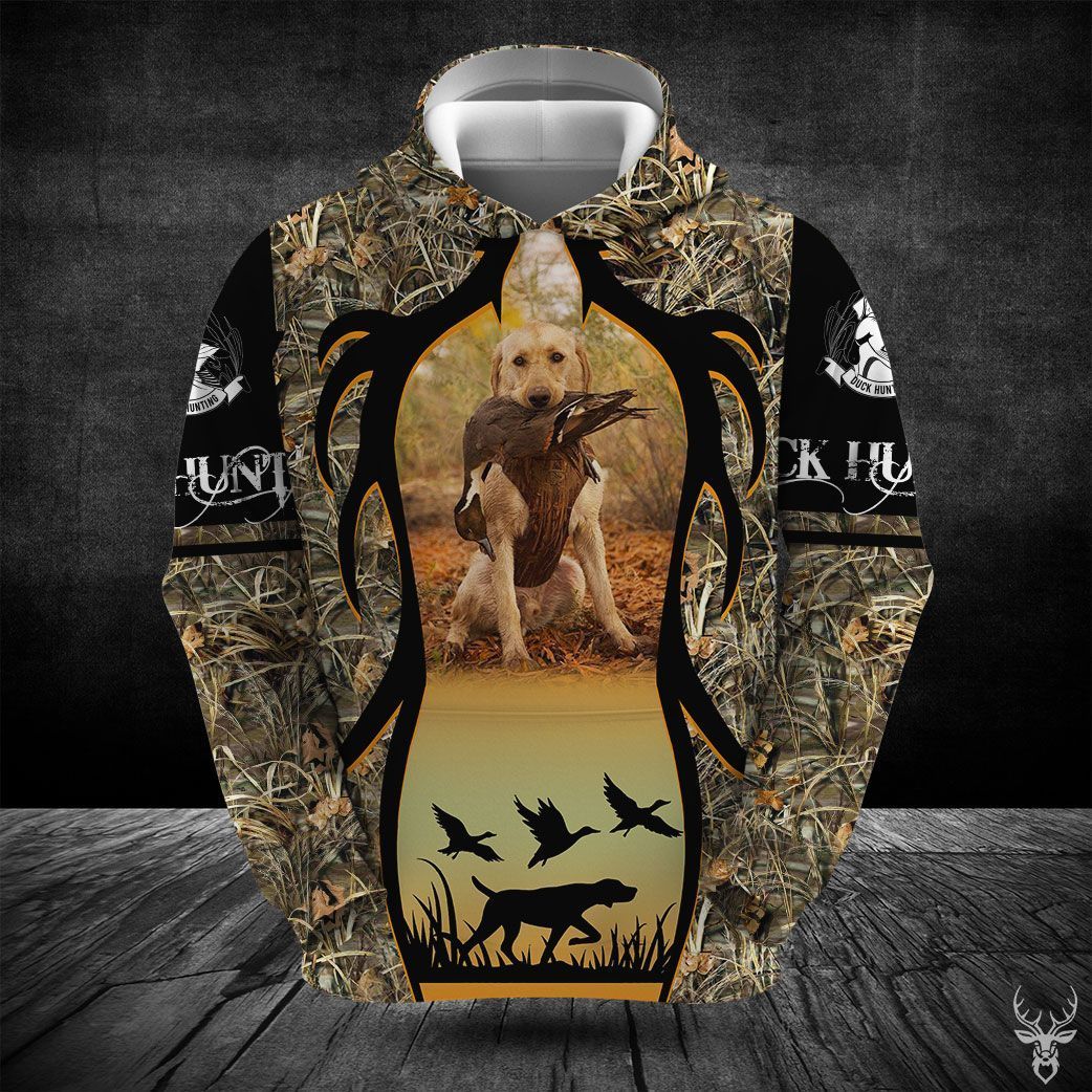 302THHHT-DUCK HUNTING COLLECTION 3D All Over Printed Shirts