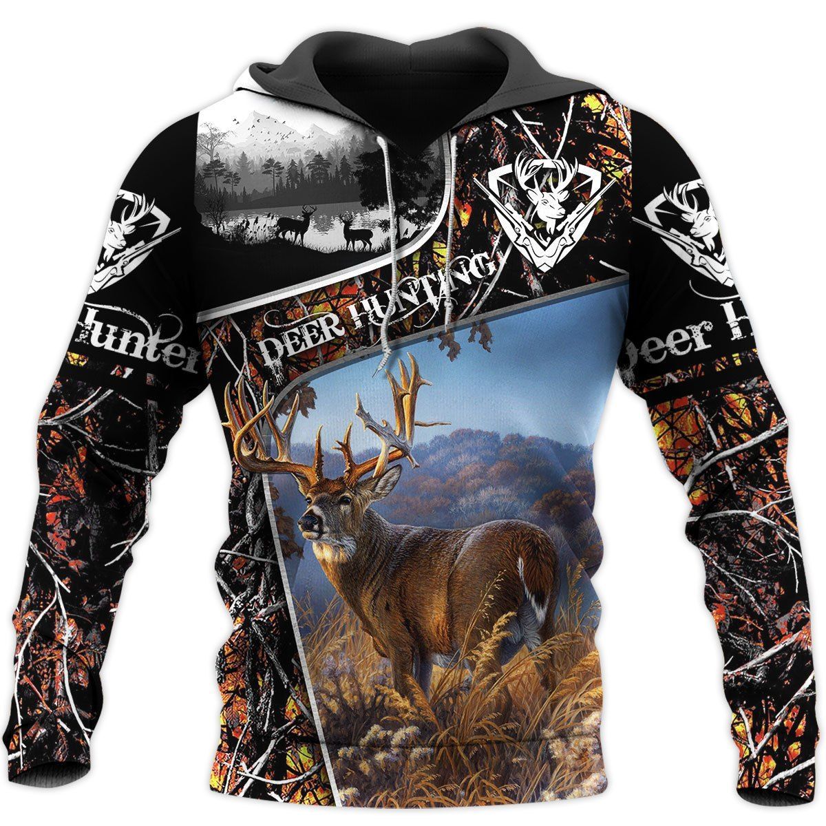 187THHHT-DEER HUNTING 3D ALL OVER PRINT