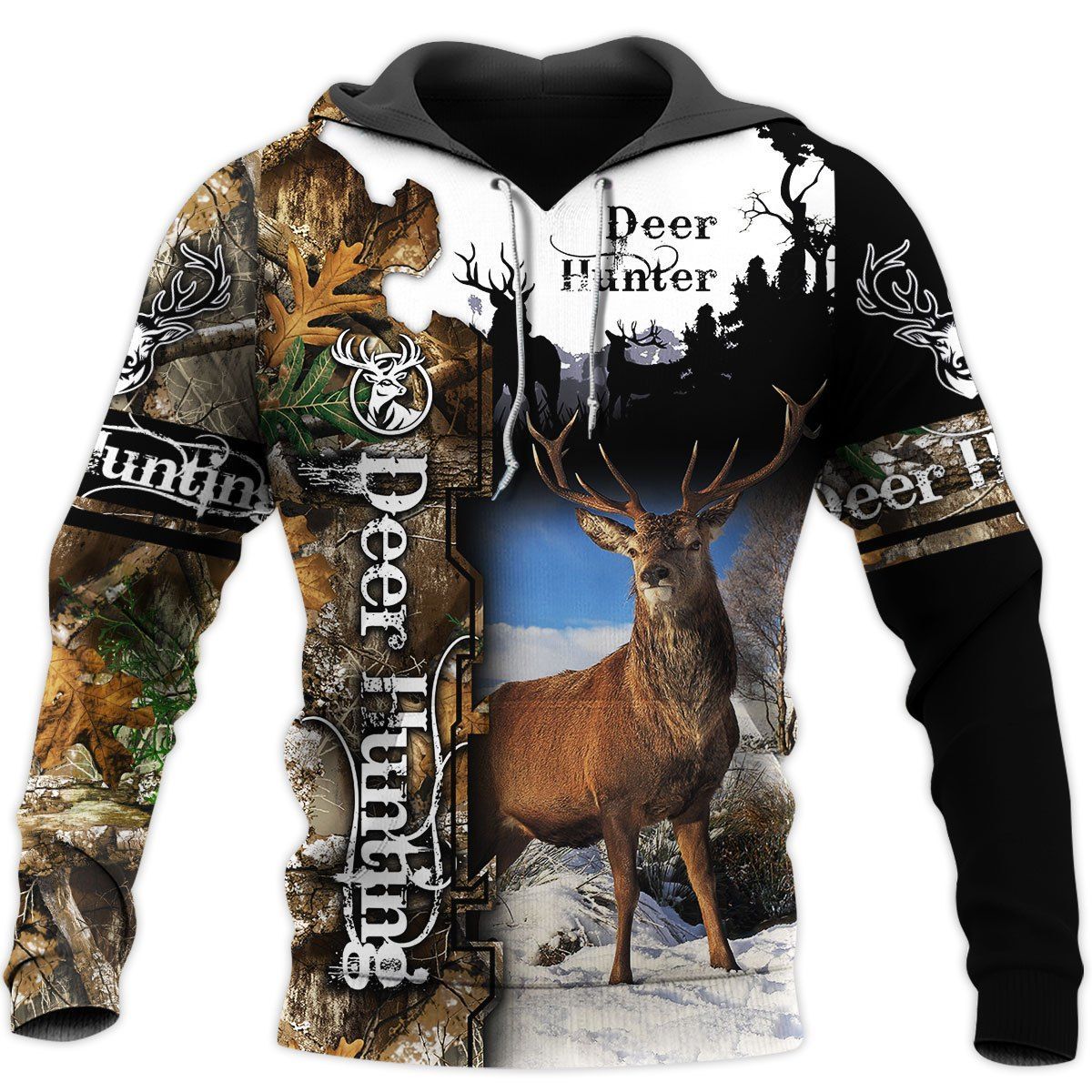 158THHHT-DEER HUNTING 3D ALL OVER PRINT