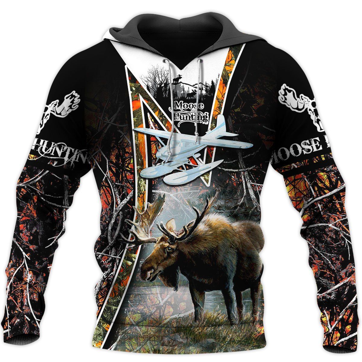 206THHHT-MOOSE HUNTING 3D ALL OVER PRINT