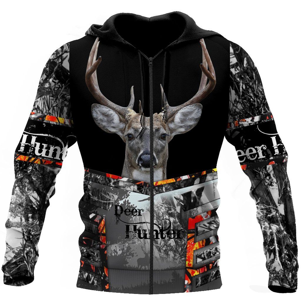 156CNVANMLDS – Deer Hunting 3D All Over Printed Shirts