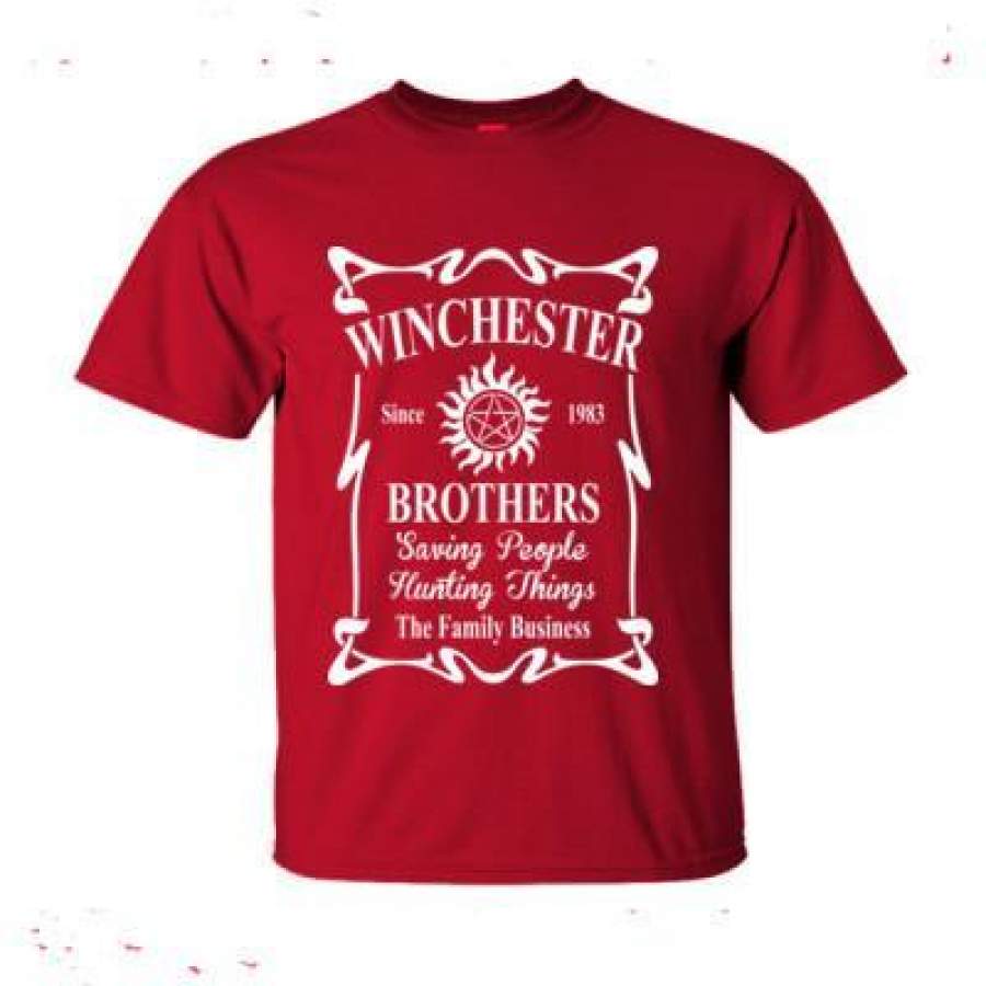 AGR Supernatural Winchester Brothers Since 1983 Saving People Hunting Things The Family Business – Ultra-Cotton T-Shirt