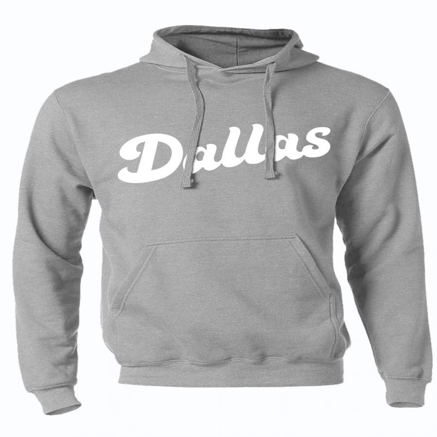 Dallas Script Pullover Hoodie