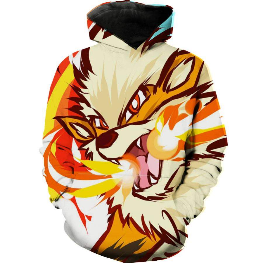 Arcanine Hoodie – Awesome Pokemon Hoodies and Clothes