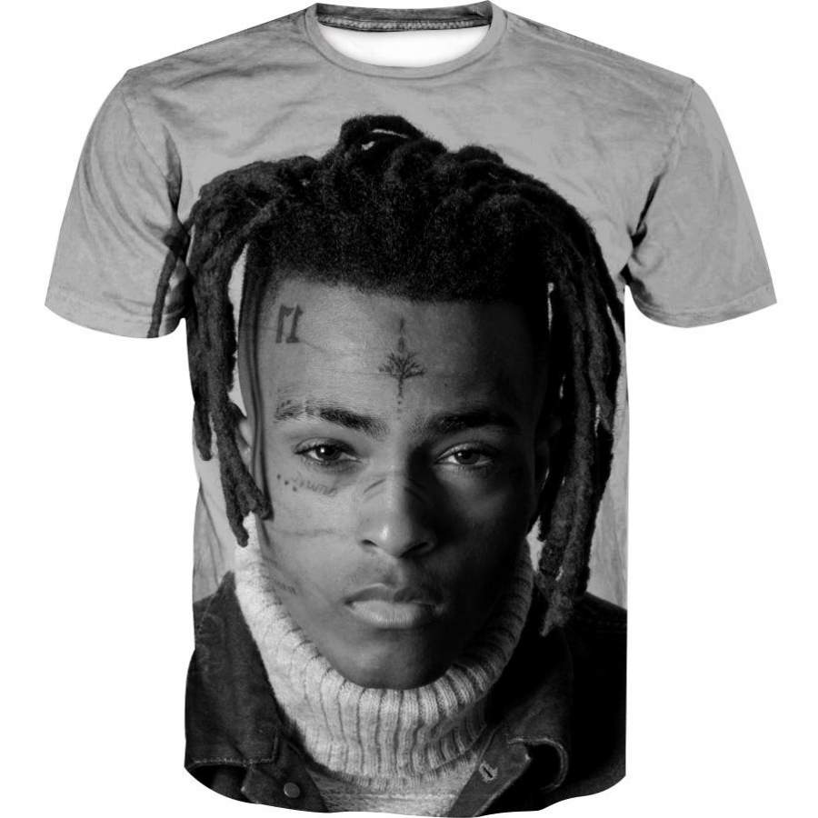 Black and White XXXTentacion Shirt – XXXTentacion Clothes