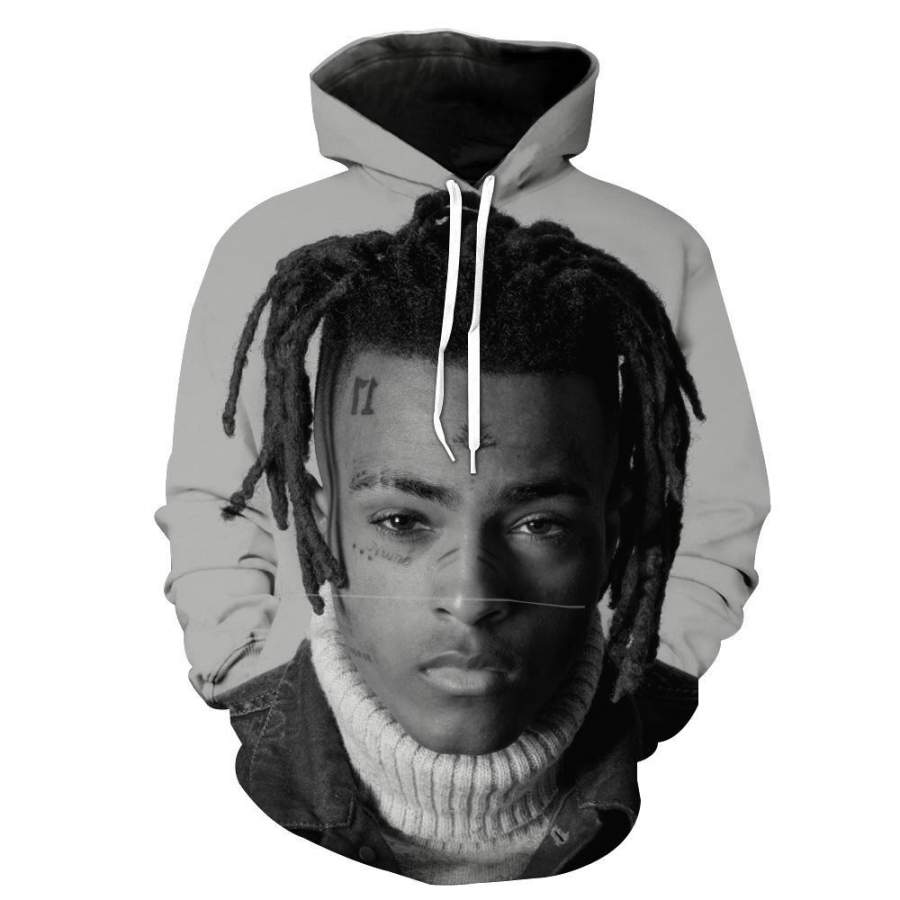 Black and White XXXTentacion Hoodie – XXXTentacion Clothes