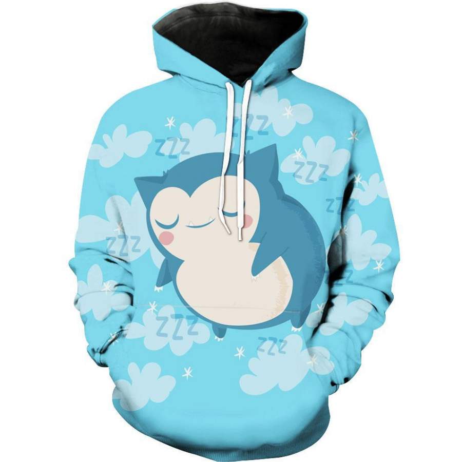 Cute Snorlax Hoodie – Pokemon Snorlax Hoodies