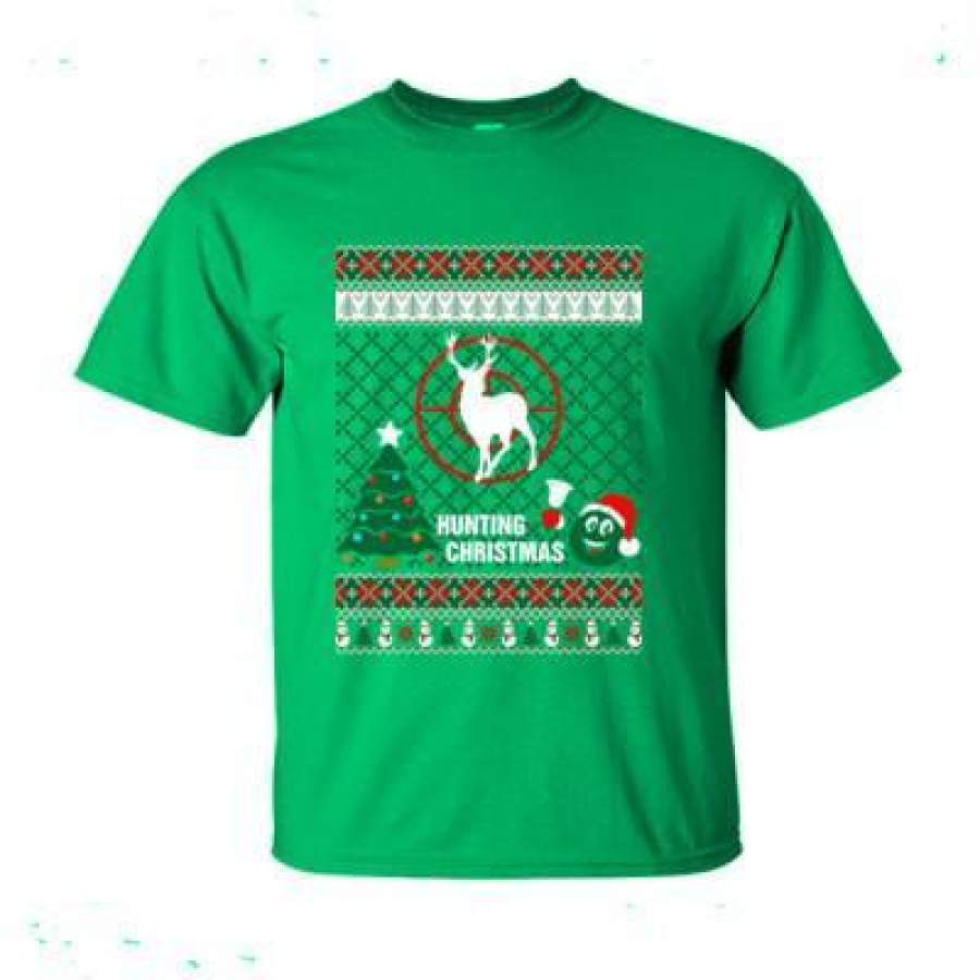 AGR Hunting Christmas Ugly Sweater Xmas – Ultra-Cotton T-Shirt