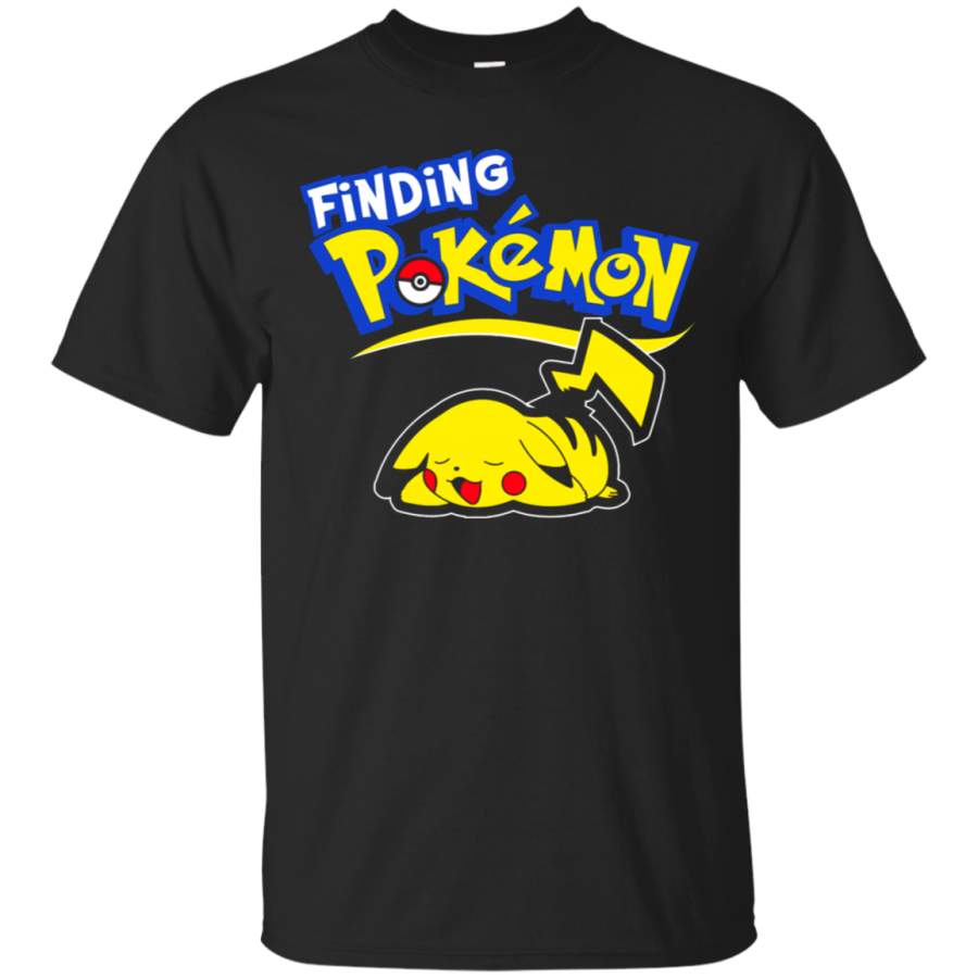 AGR Finding Pokemon Cute Pikachu T-Shirt