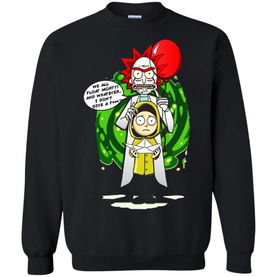 AGR IT Pennywise Sanchez We All Float Rick And Morty Stephen King Sweatshirt