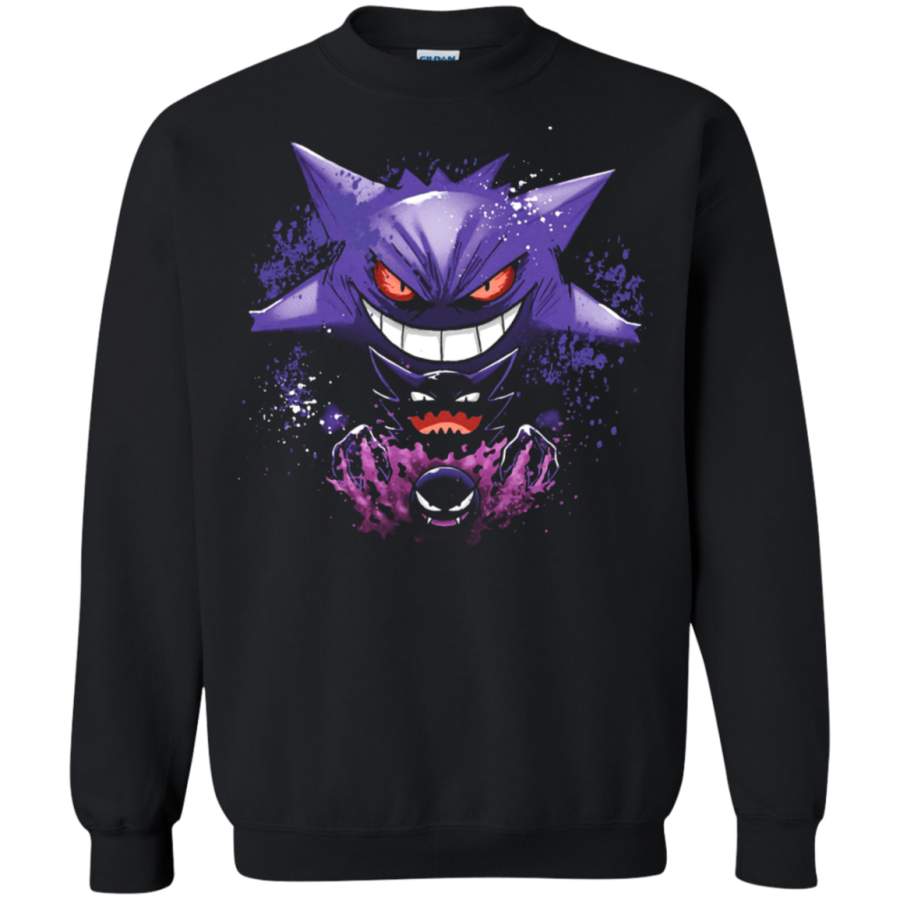 AGR Gastly Haunter Gengar Pokemon Sweatshirt