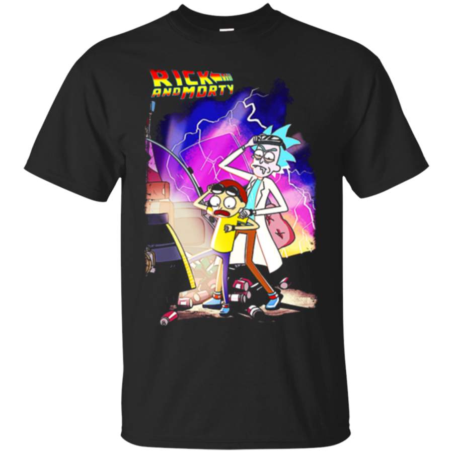 AGR Rick And Morty Back To The Future T-Shirt