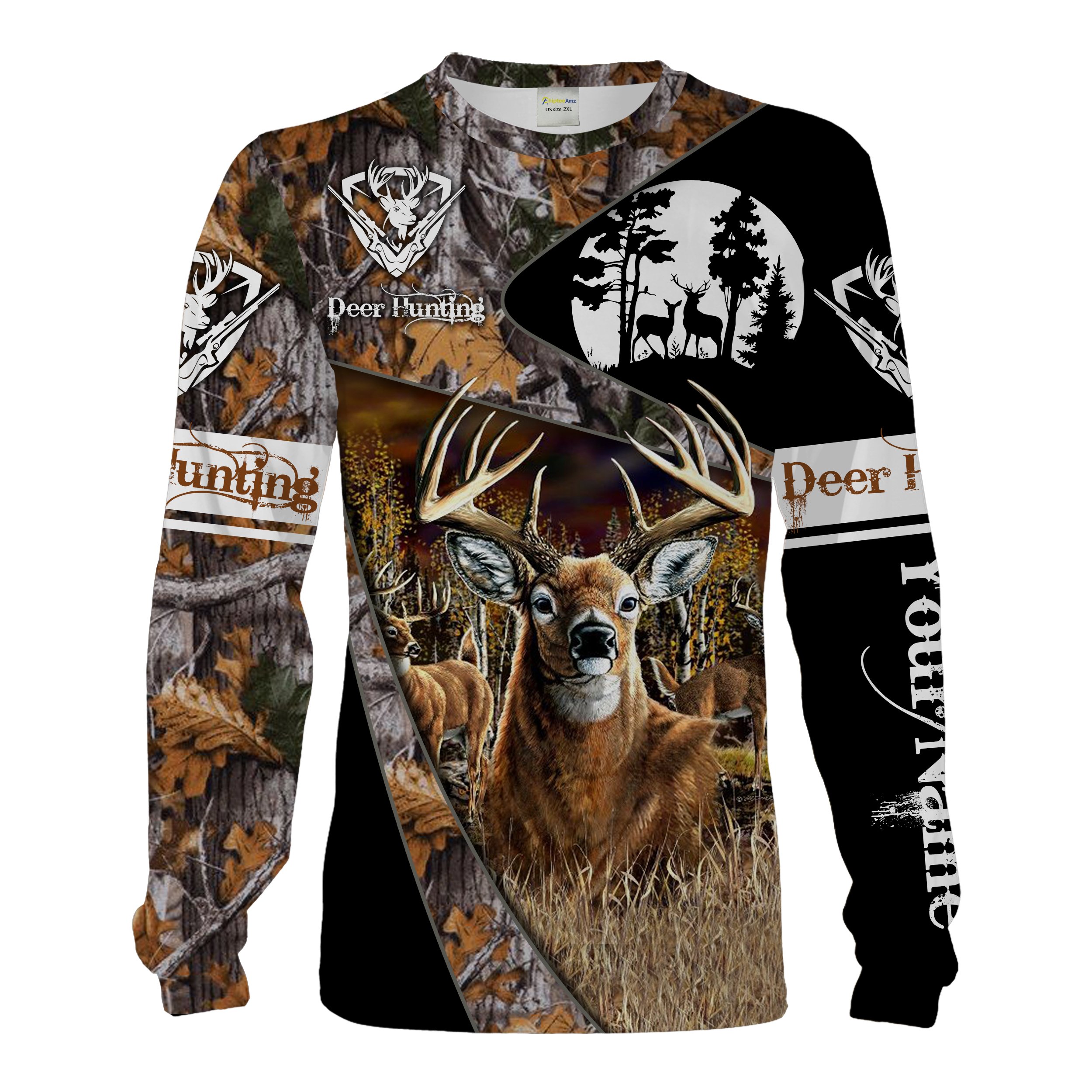 Deer hunting camouflage patterns Customize Name 3D All Over Printed Shirt, camo hoodie, camo sweatshirt, camo jacket Chipteeamz NQS1617