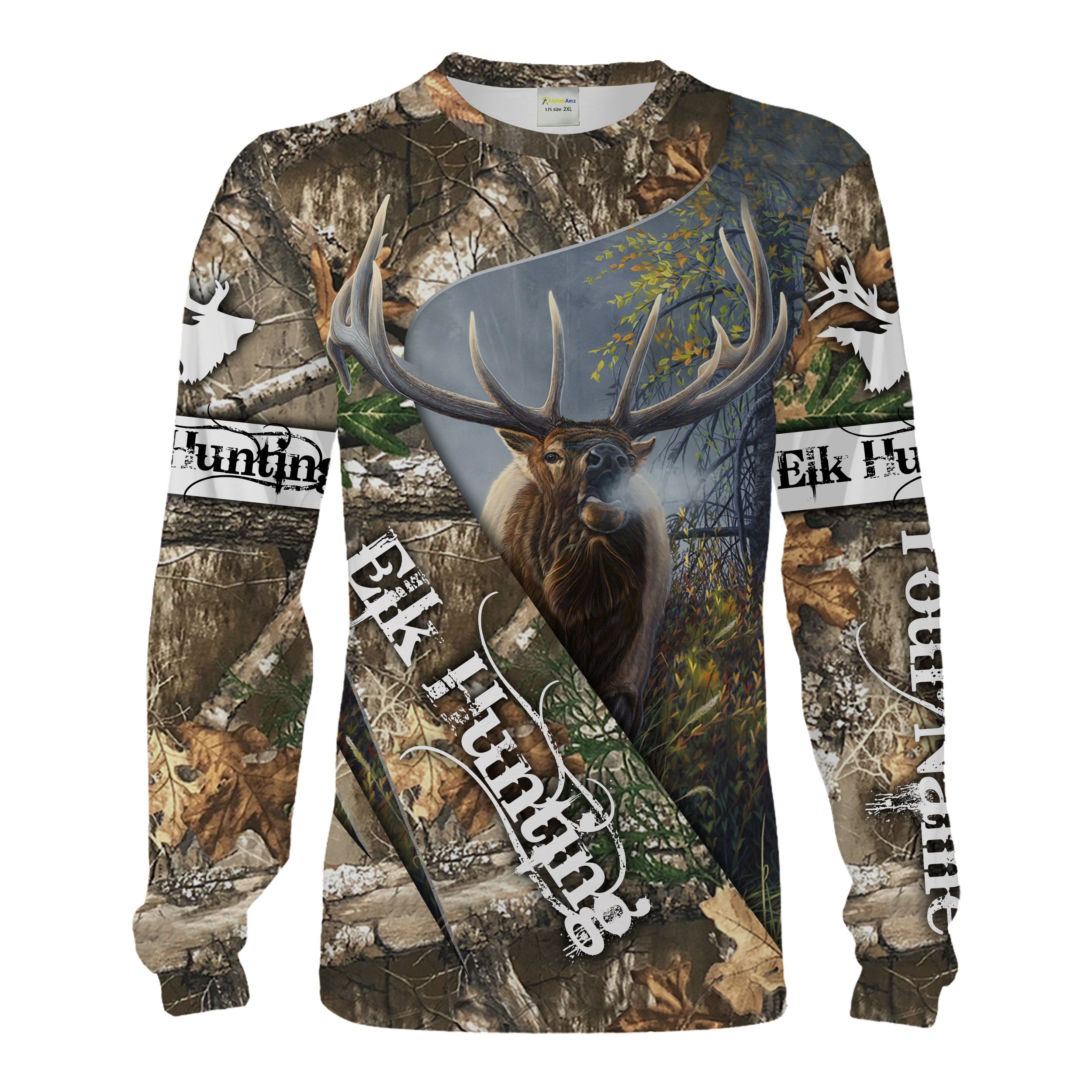 Beautiful Elk Hunting Custom Name 3D Full Printing Shirts, Hoodie – Personalized Hunting Gifts Chipteeamz FSD1811