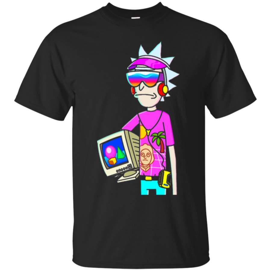 AGR Rick And Morty Hipster Rick Sanchez Retro Style T-Shirt