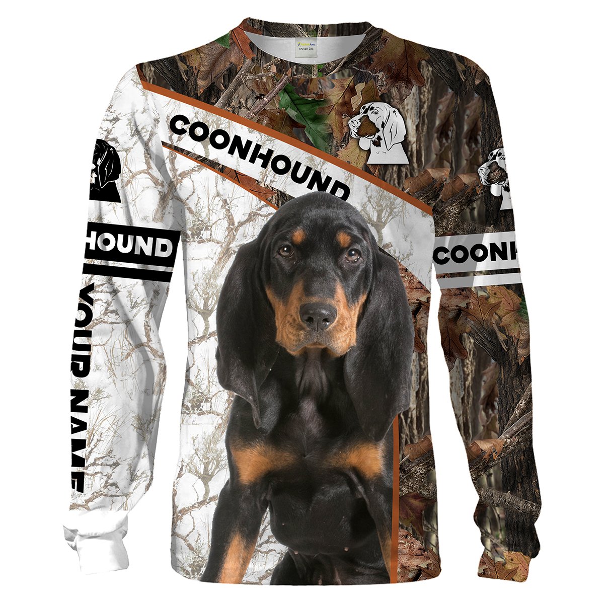 Black and Tan Coonhound Coon Hunter Custom Name 3D Full Printing Shirts, Hoodie, Sweatshirt – Hunting Gift Ideas Chipteeamz FSD1953