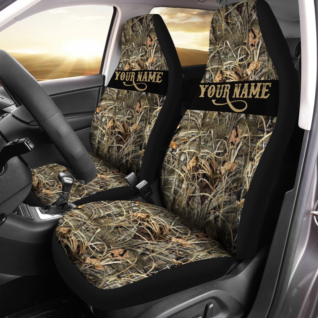 Fishing lake camo Custom Car Seat Covers, perfect car accessories – personalized Fishing, hunting gifts – Chipteeamz IPHW904