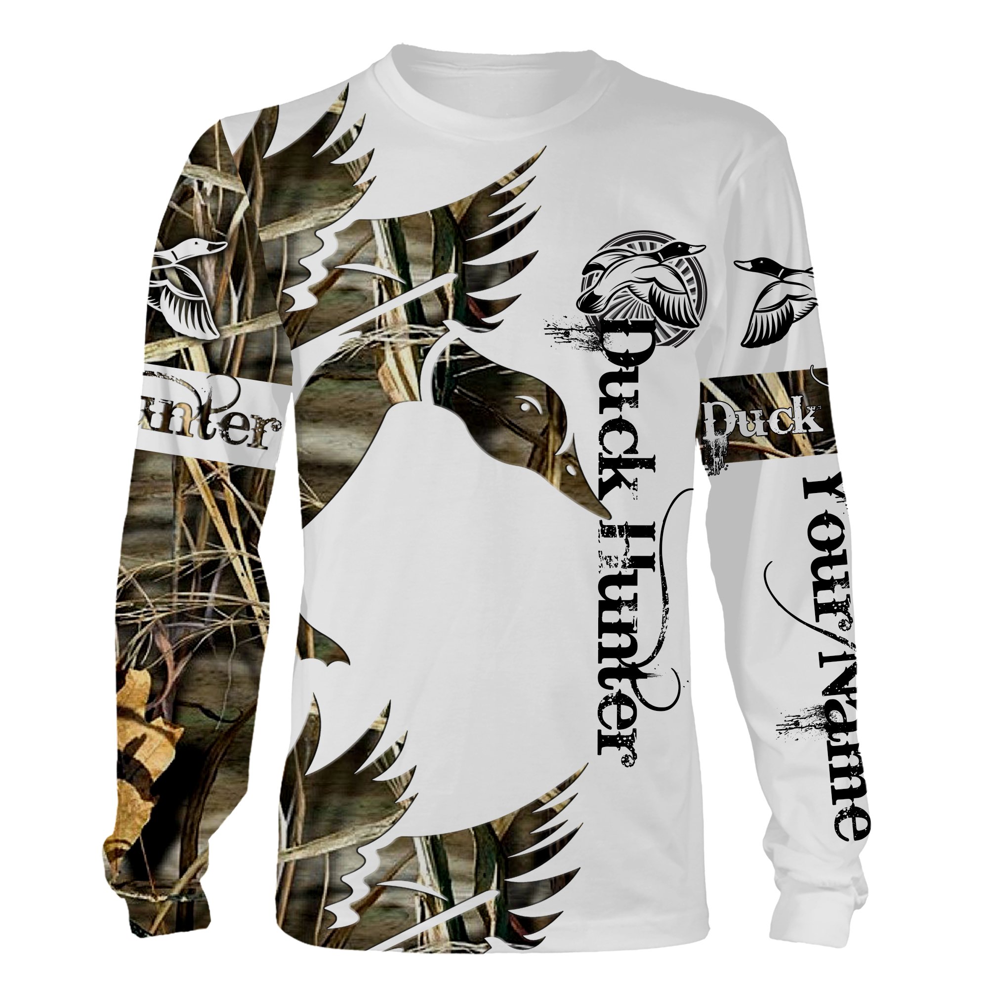 Duck Hunting Waterfowl Camo Custom 3D Full printing Shirts for Duck Hunters – IPHW222