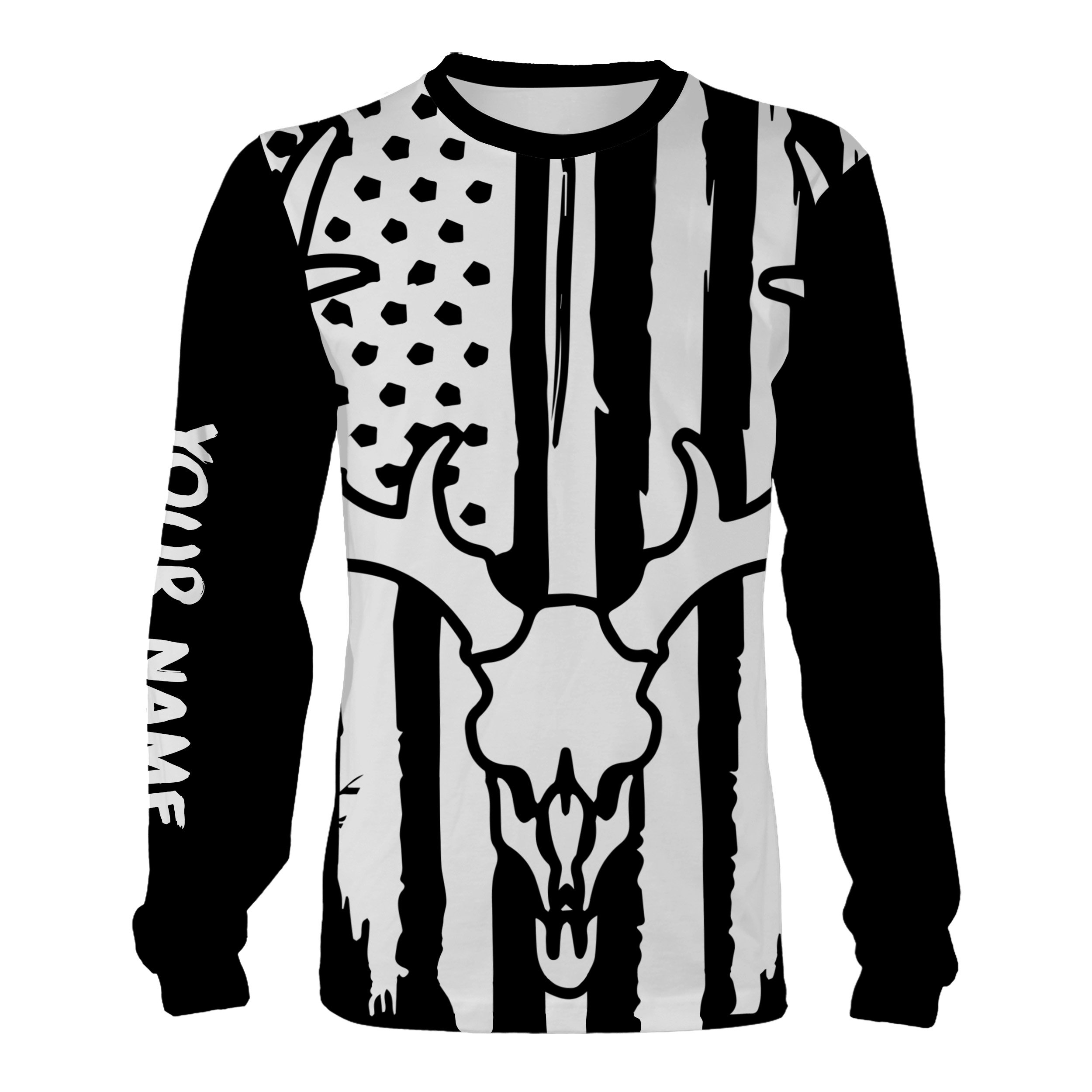 American Flag Buck Whitetail Deer Fishing Hunting 3D Fashion Pullover Hoodies Sweatshirts Personalized Men Women hunting clothing – FSD1029