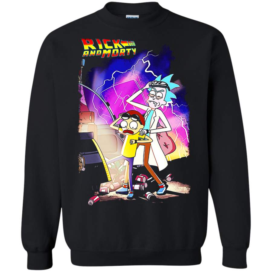 AGR Rick And Morty Back To The Future Sweatshirt