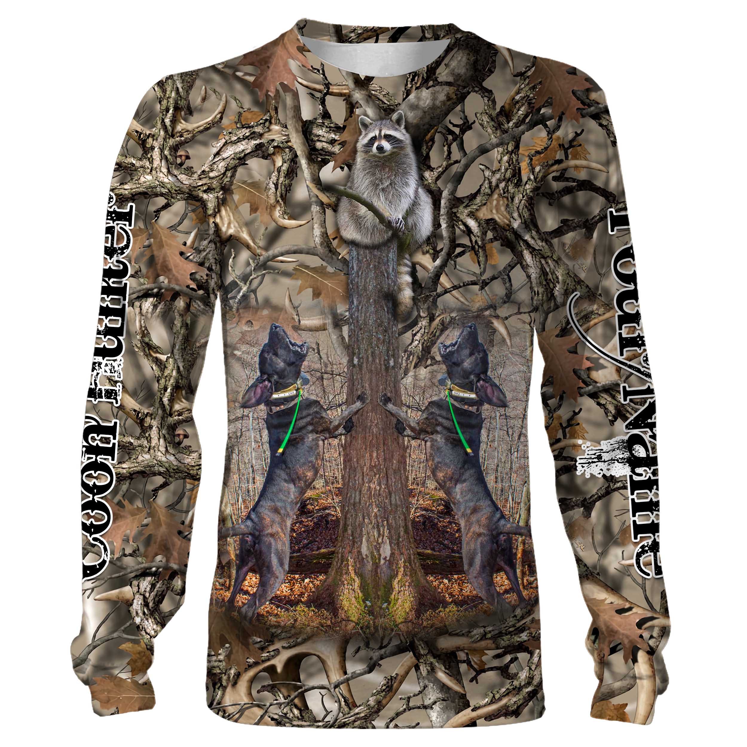 Coon hunting camouflage Shirts Customize Name 3D full printing – Personalized Racoon hunting gifts Chipteeamz – FSD1620