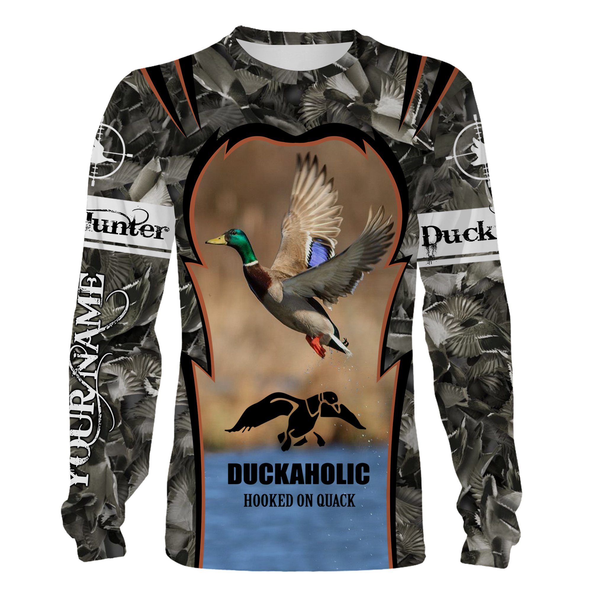 Duck hunting Duck camo customize Name 3D All over printed shirts, Hoodie – Gift for Duck hunter waterfowl hunter FEB21 FSD1482