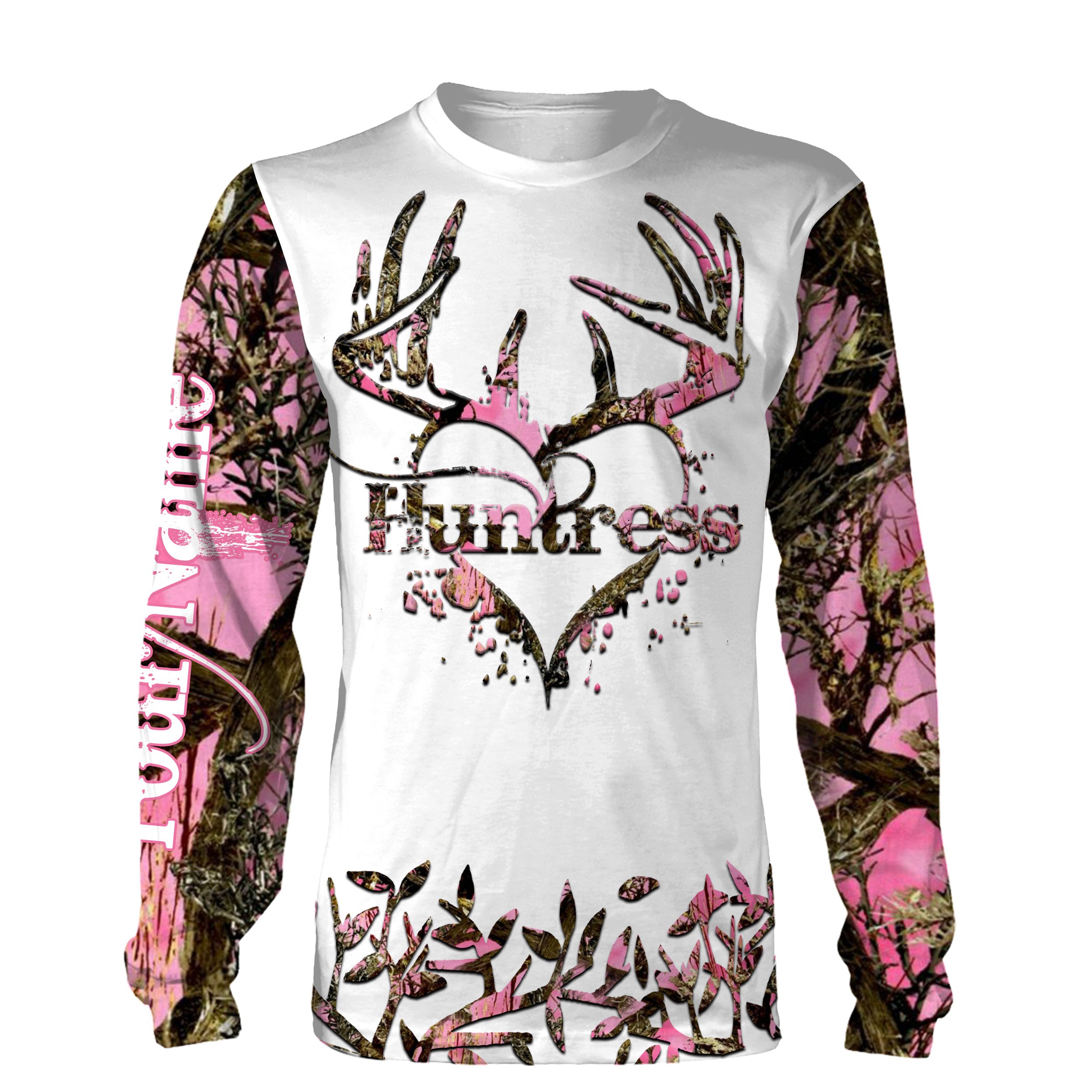 Country girl Huntress Deer hunting pink camo Full printing Shirts, Hoodie, Tank top Women’s hunting clothes Personalized hunting gifts – FSD1077