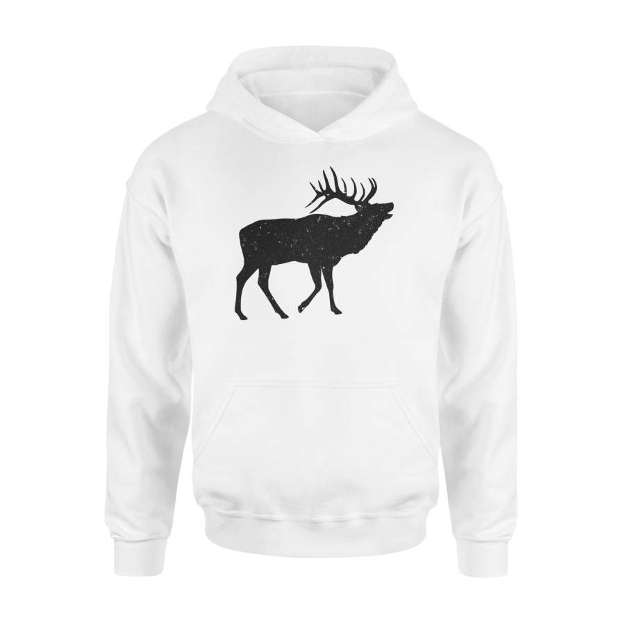 Elk Shirt, Elk Hunting Shirts , Hunter elk Silhouette NQSD66 – Standard Hoodie