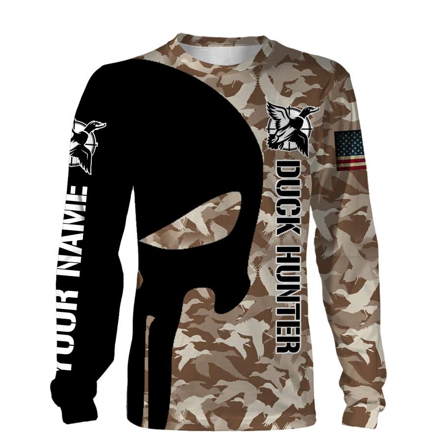 Duck hunting Duck camo Custom Name 3D All over printing Shirt, Hoodie Personalized gift FSD897