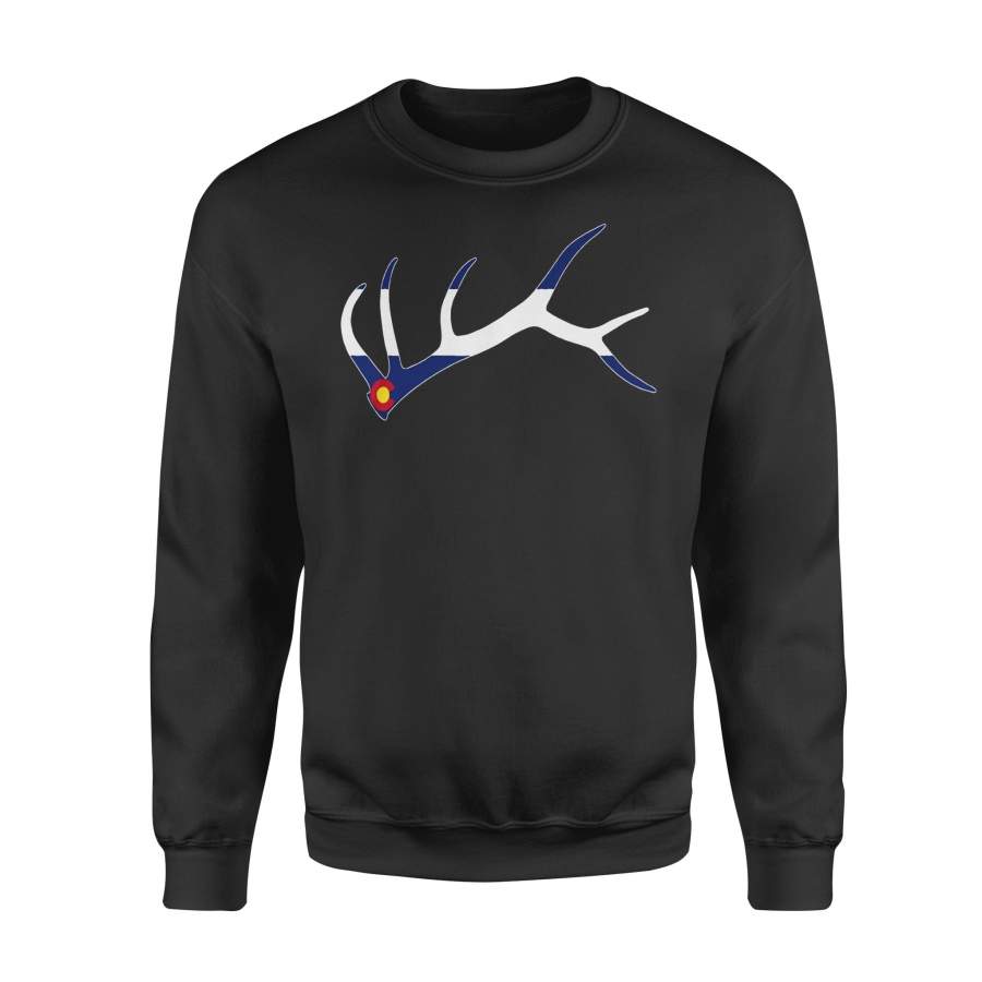 Colorado elk hunting horn NQS1114 – Standard Crew Neck Sweatshirt