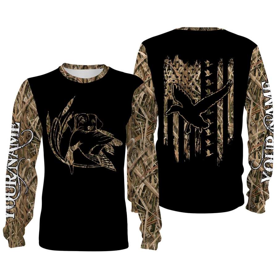 Custom Duck hunting dog camo Hunting 3D shirts for Hunting lovers – IPH2321