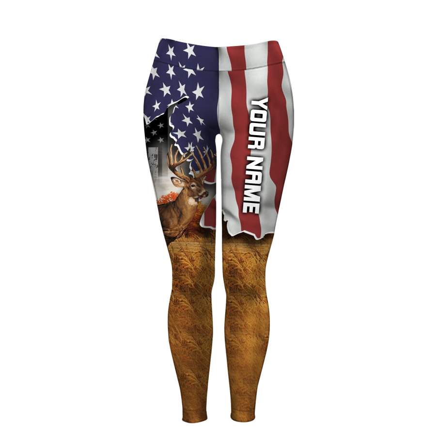 American Flag Deer Hunting Pants and Leggings for Hunting lovers – IPH2339