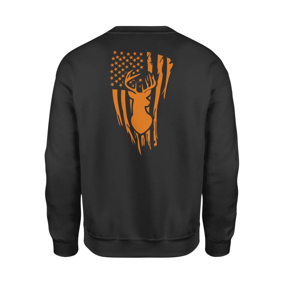 Deer Hunting flag plus size Sweatshirt gift for men and women – SPH105