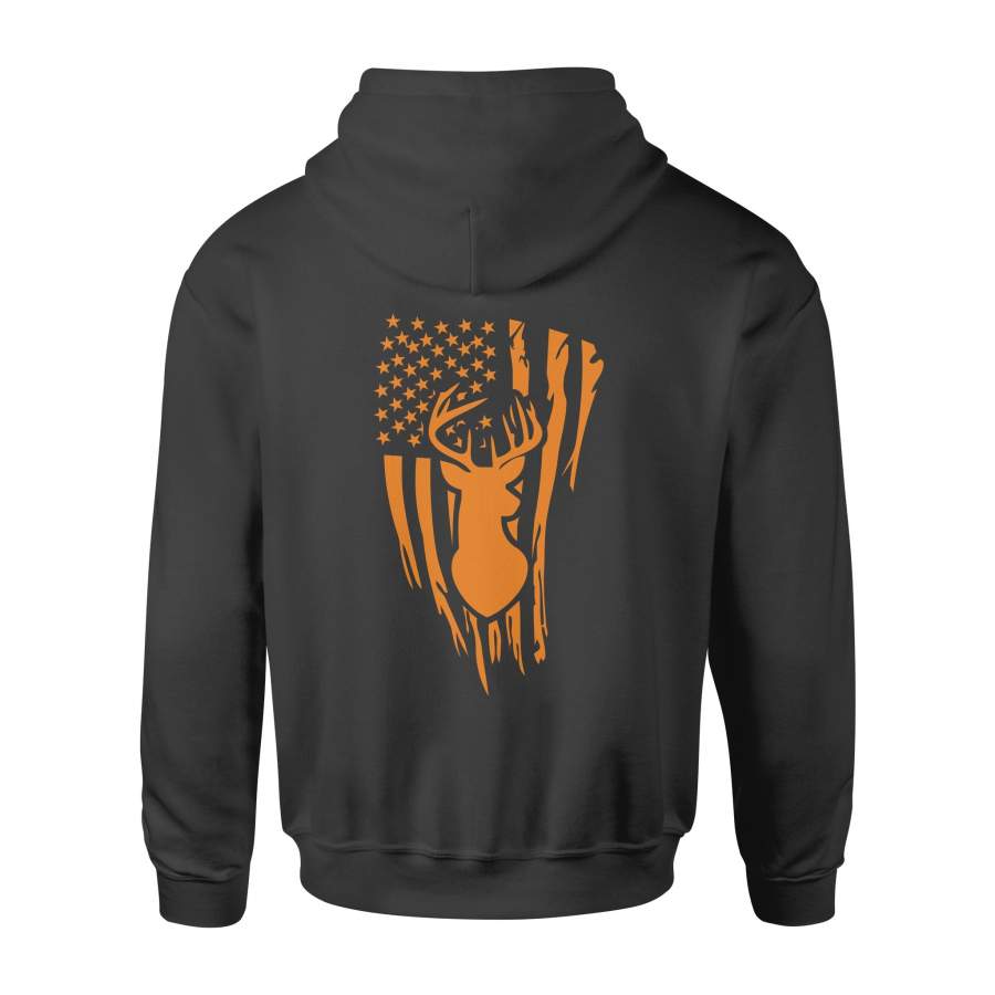 Deer Hunting flag plus size Hoodie shirt gift for men and women – SPH105