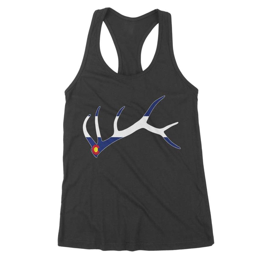 Colorado elk hunting horn NQS1114- Premium Women’s Tank